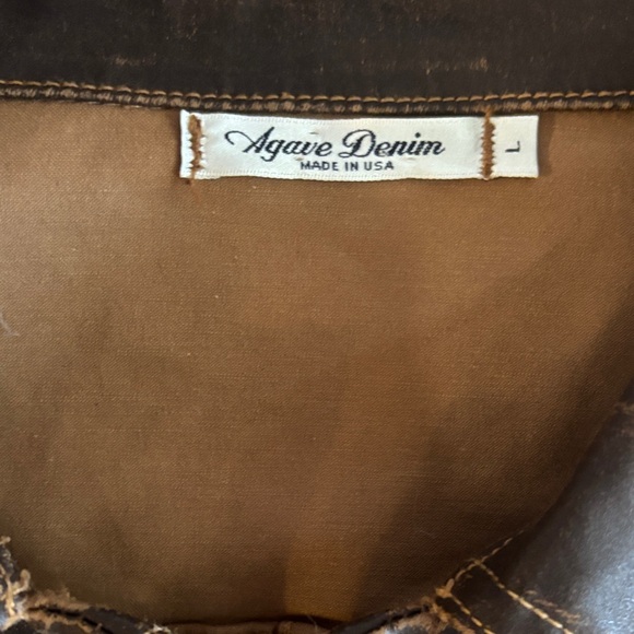 Agave Denim Western Style Jacket - Picture 3 of 4